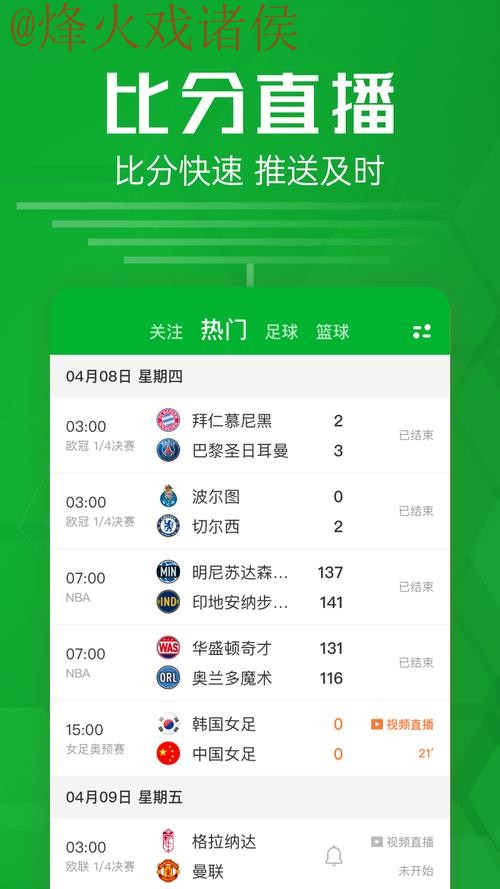 热门世界杯比分软件推荐指南